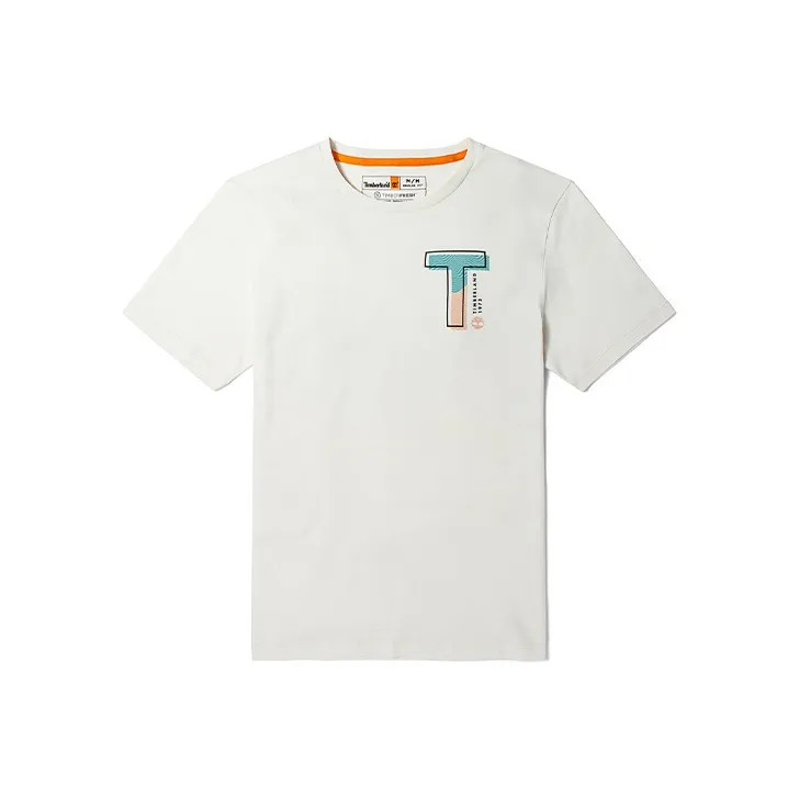 Timberland T Shirt Men's Vintage White-0