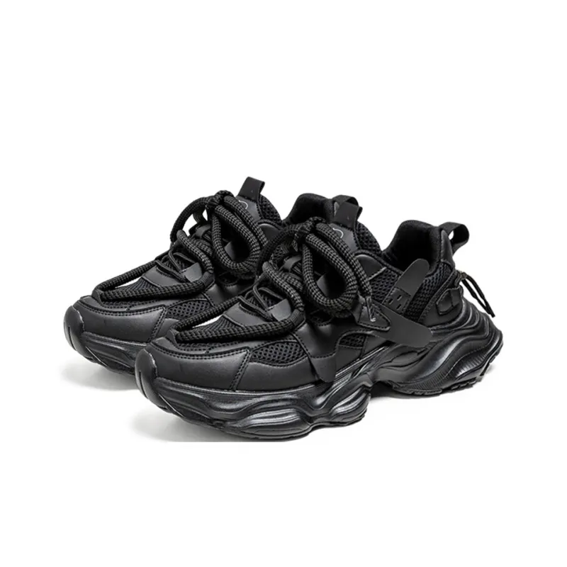 HACKBUTEER Low Top Chunky Sneakers Men's Box Included-3