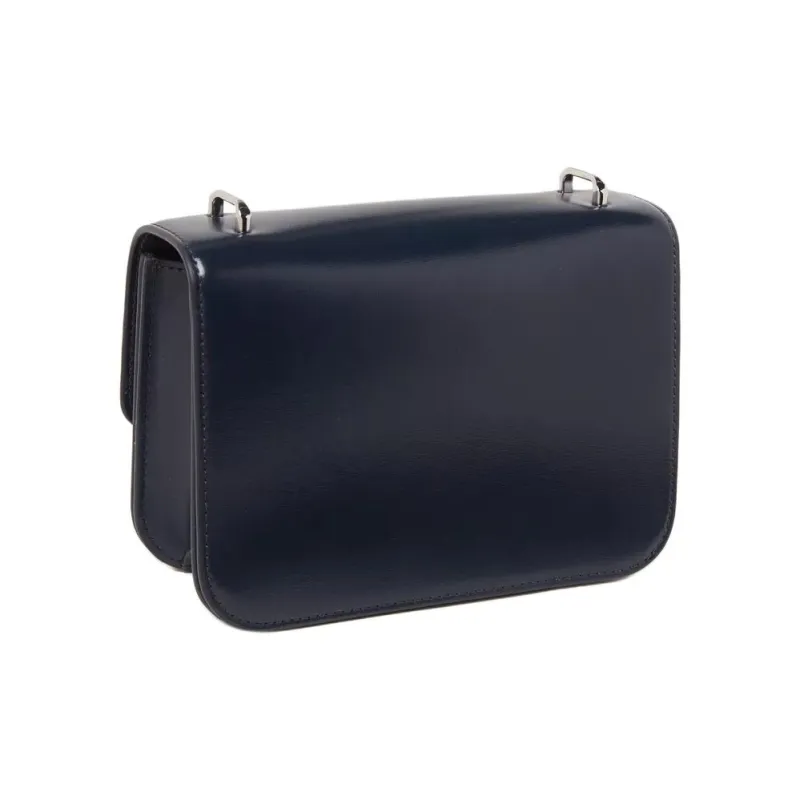 TORY BURCH Leather Shoulder Bag Small Size Women's Marine Blue-1