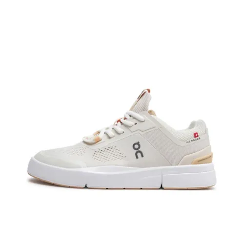 On The Roger Spin Anti Slip Wear Resistant Low Top Skateboard Shoes Women's Light Umber