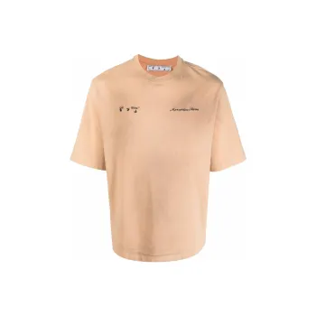 OFF-WHITE T-Shirts Men Khaki