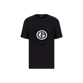GIORGIO ARMANI T Shirts Men Black