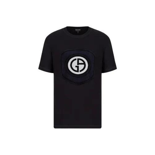 GIORGIO ARMANI T-Shirts Men Black