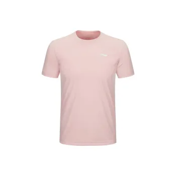 LiNing T Shirt Men's Cherry Blossom Pink