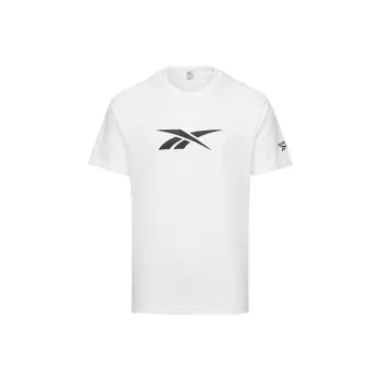Reebok Drop Shoulder Sleeve T-Shirt Unisex White