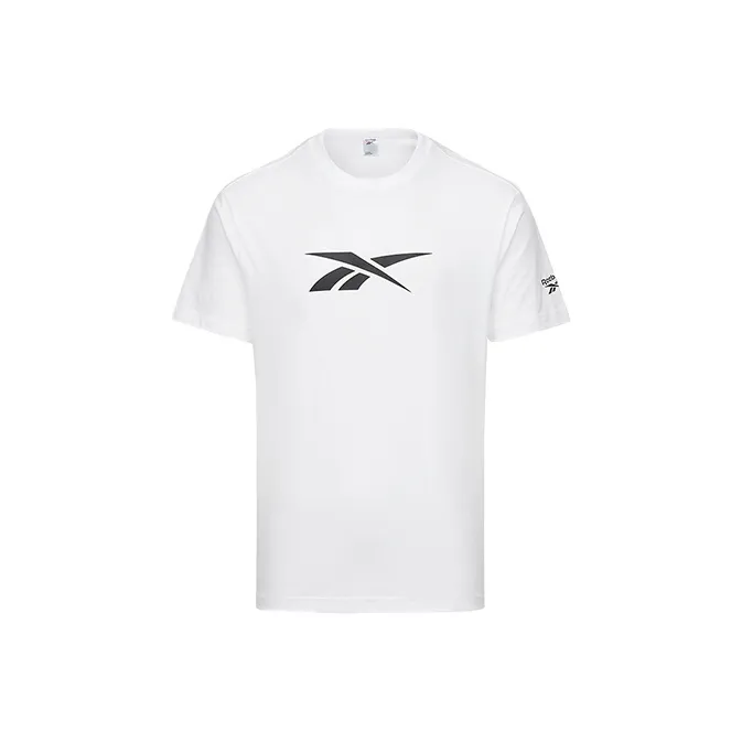 Reebok Drop Shoulder Sleeve T-Shirt Unisex White-0