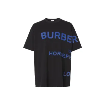 Burberry Horseferry Print Cotton Oversized T shirt