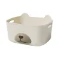 Pink Small Size Milk White Bear Storage Frame: 3 Pcs