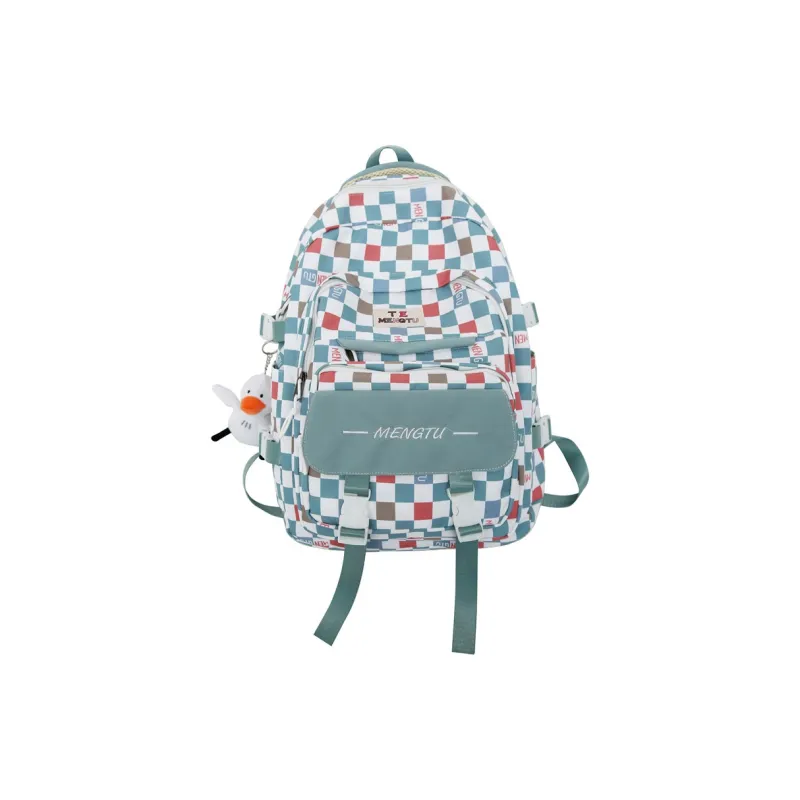 Travel Nylon Backpack Unisex Multicolor-6