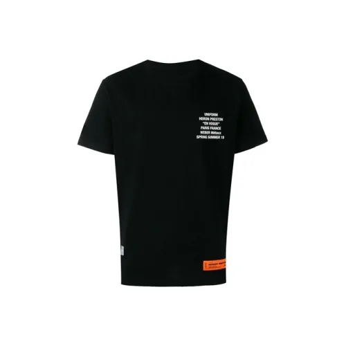 HERON PRESTON T Shirts Unisex Black