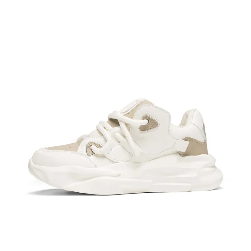 OFFER AITR Anti Slip And Wear Resistant Height Increasing Low Top Chunky Sneakers Men's-0