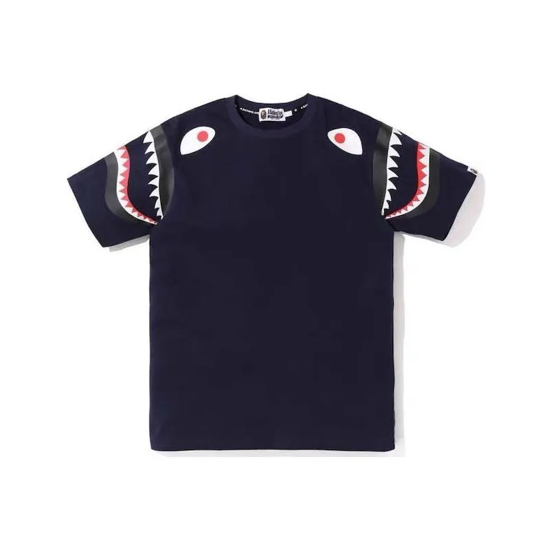 A BATHING APE Shark Shoulder Tee-4