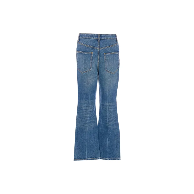 TORY BURCH Cropped Flared Jeans-1