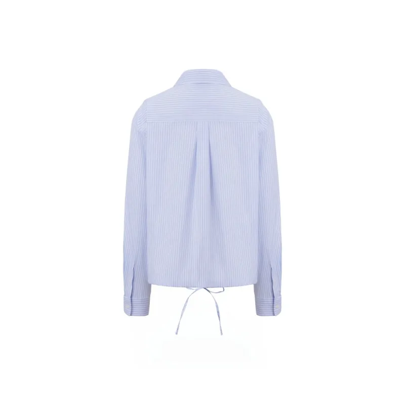 E.land Shirt Women's Blue 50Blue-1