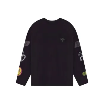 WE11DONE Heart Long Sleeve T Shirt