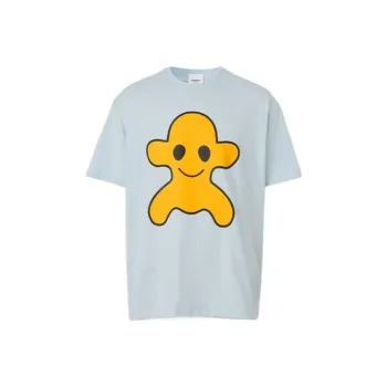 Burberry T-Shirts Men Light Blue