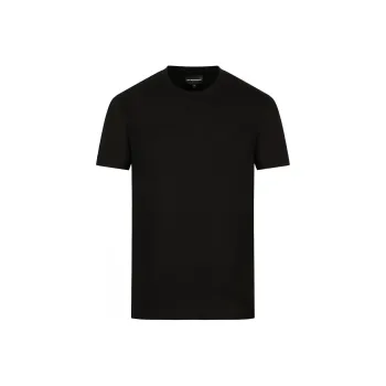 EMPORIO ARMANI Jersey T shirt With Jacquard Logo
