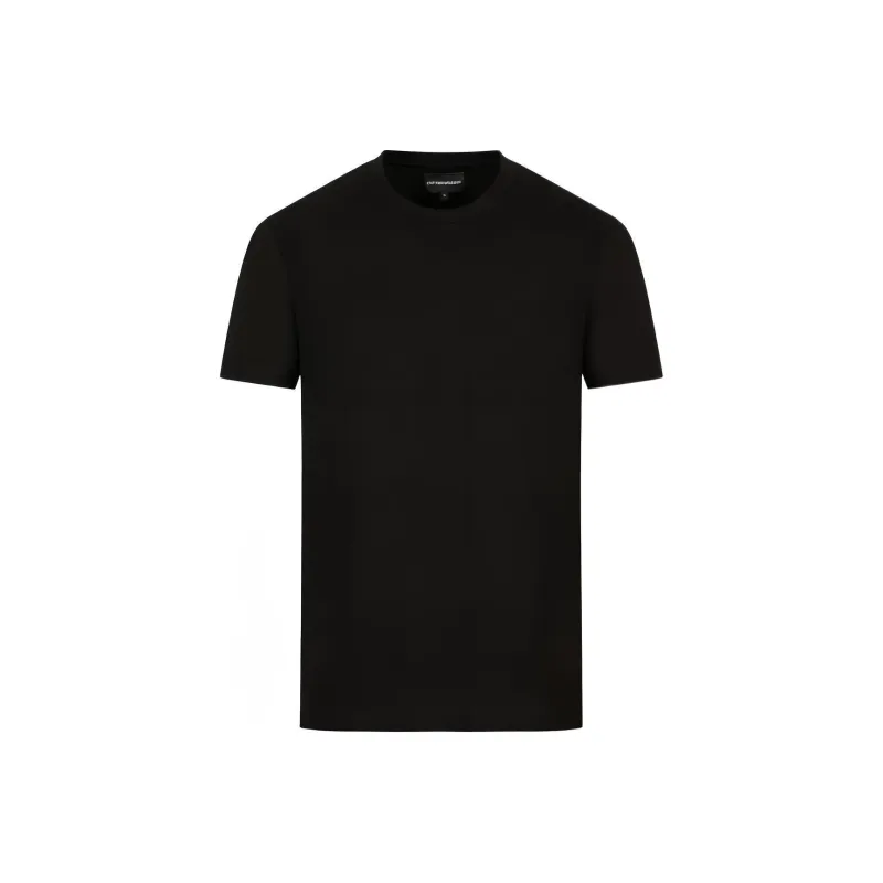 EMPORIO ARMANI Jersey T shirt With Jacquard Logo-0