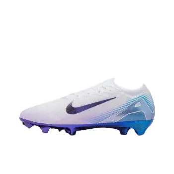 Nike Anti Slip Wear Resistant Soccer Shoes Men's White Blue
