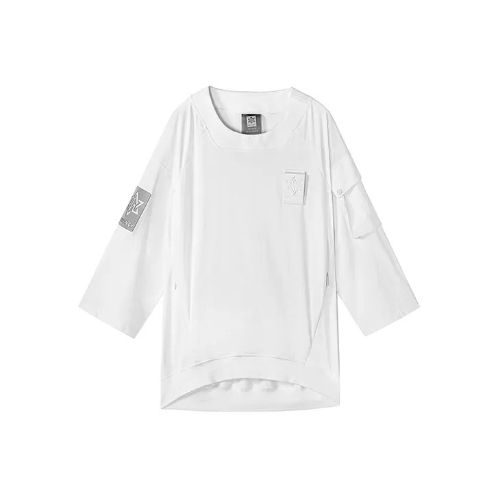 NORVINCY Comfortable And Breathable Sweat Wicking 100% Cotton Heavyweight 3/4 Sleeved T Shirt Unisex-4