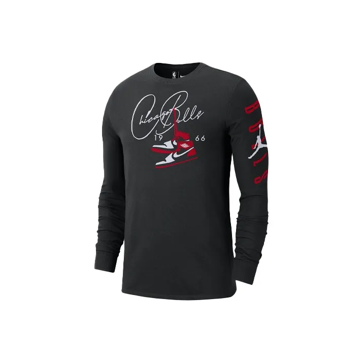 Jordan T Shirts Men Black-0