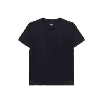 FENDI T Shirts Men Black
