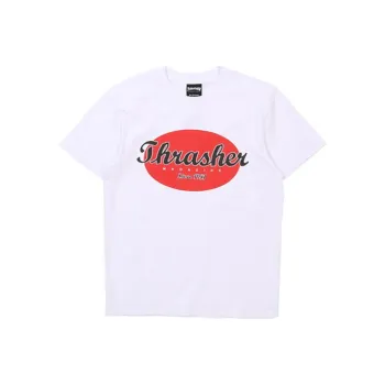Thrasher Straight T Shirt Japan Version Unisex White