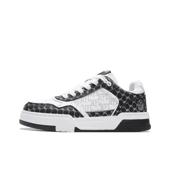 NFL TR Leather Low Top Skateboard Shoes Unisex Black