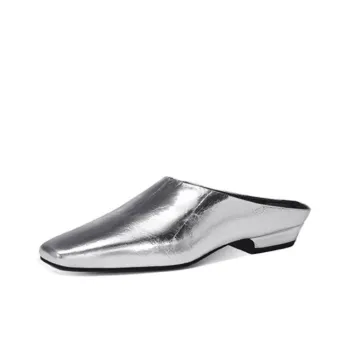 JESSICA SOPHIA Rubber Sole Abrasion Resistant Slip Resistant Wrap toe Slippers Women's