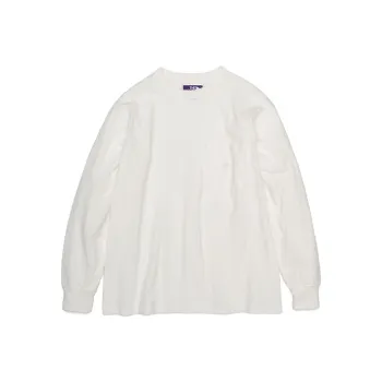 THE NORTH FACE PURPLE LABEL Drop Shoulder Sleeve T Shirt Unisex White