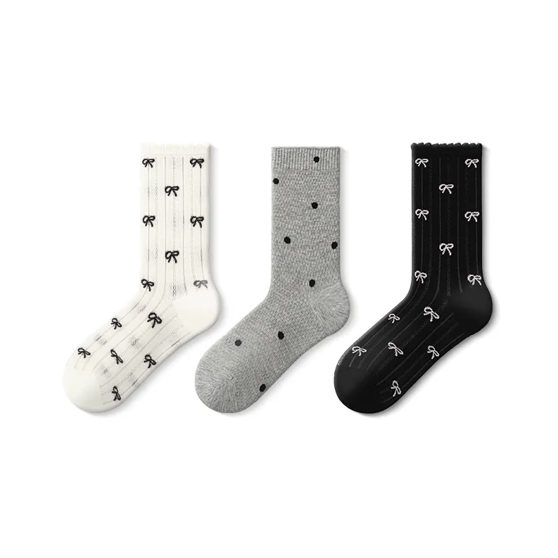JKN Mid Calf Socks Women's Combo Set-10