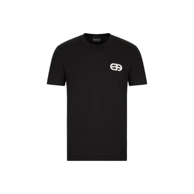 EMPORIO ARMANI SS22 Regular T Shirt Men's Black-0