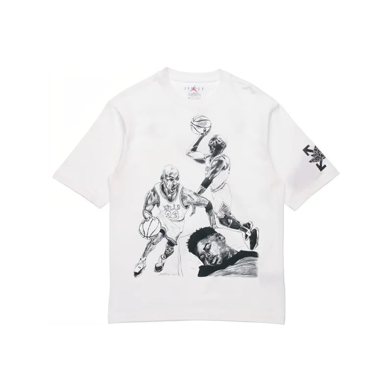 OFF WHITE X Jordan Mj T Shirt Asia Sizing-0