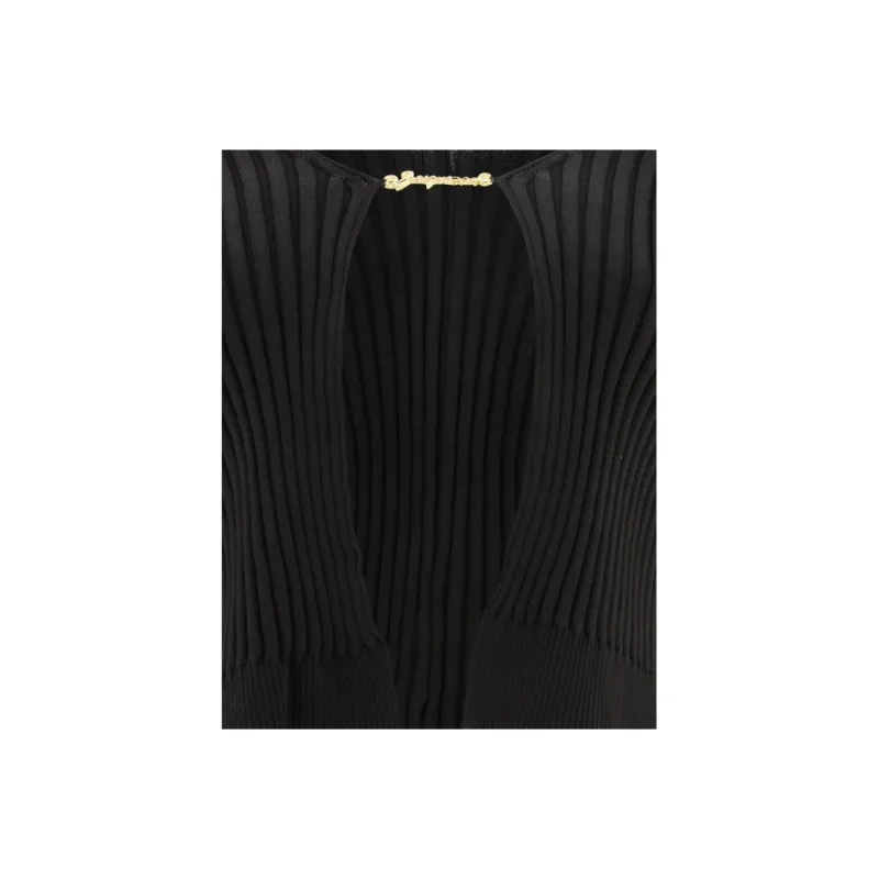 Jacquemus Logo Plaque Long Sleeved Cardigan-2