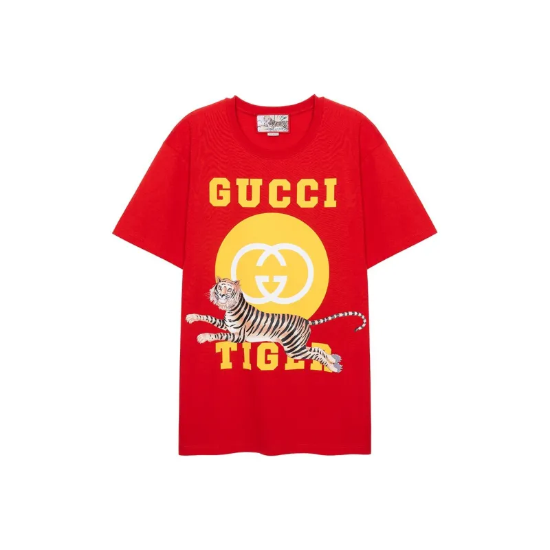 GUCCI Chinese New Year SS22 T Shirt Men's Red-0