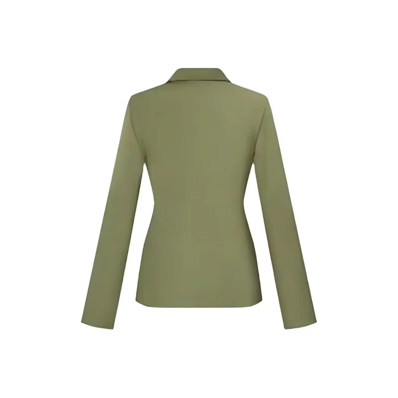 URBAN REVIVO Shirt Women's Khaki Green-1