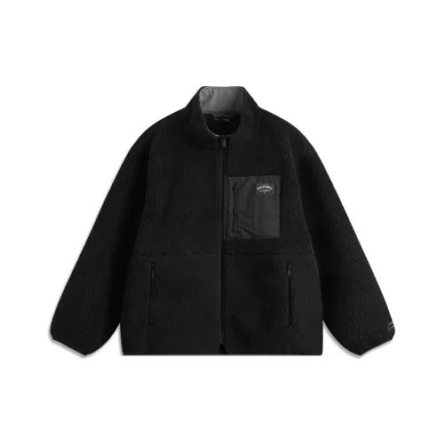 LiNing Sports Fashion Collection Jackets Coats Unisex Black