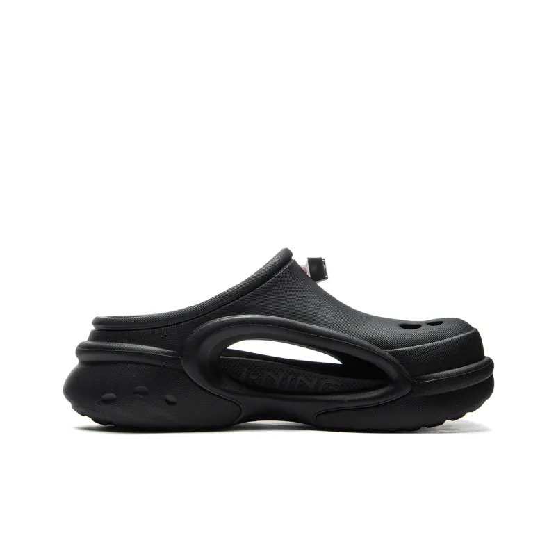 YINGXIONGLIANMENGYONGCHIPAIDUI x LiNing Soft Clogs Unisex Black-1