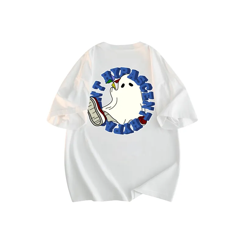 HYPASCENT Summer Drop Shoulder Sleeve T-Shirt Unisex-5