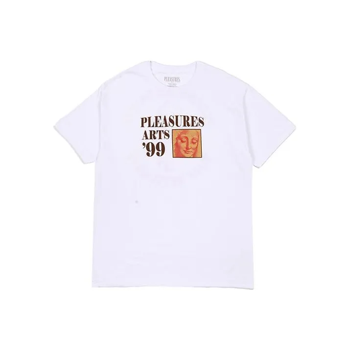 PLEASURES Straight T-Shirt Unisex White-0