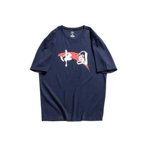 Anta T Shirt Men's Deep Navy Blue