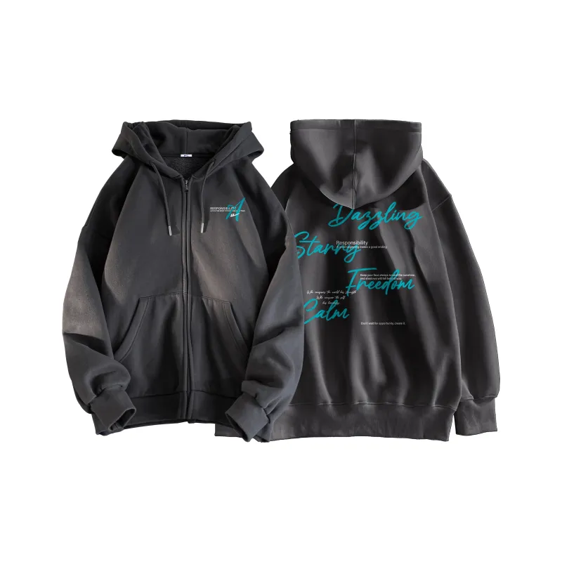 Warrior Huichao Riding The Wind Collection Sweatshirt Unisex Black-9