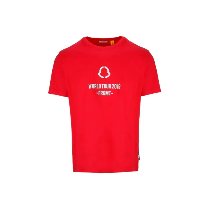 Moncler T-Shirts Men Red-0