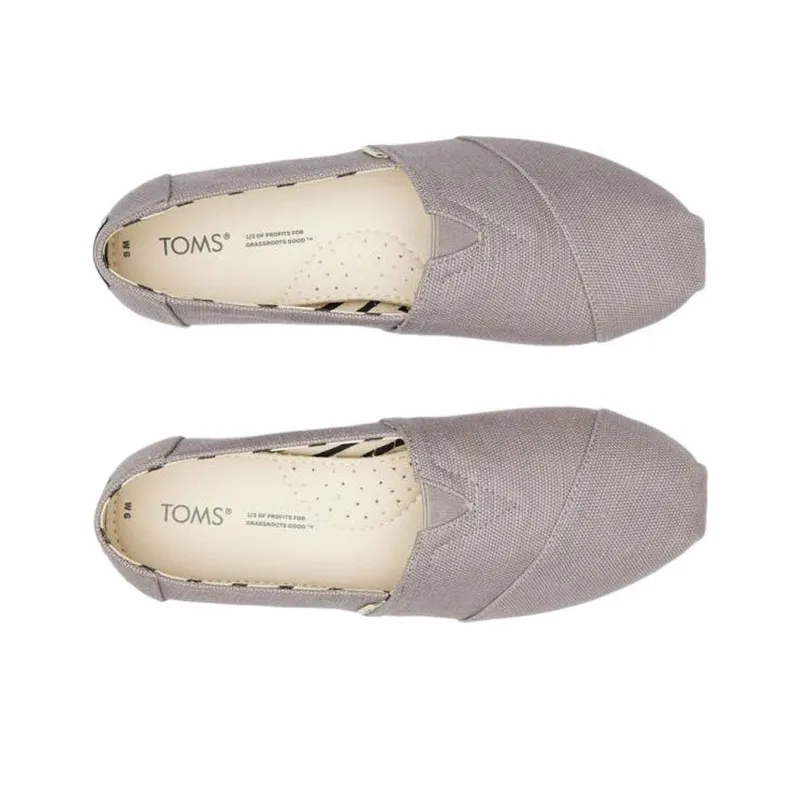 Toms ALPARGATA MORNING DOVE HERITAGE Casual Single Shoes Women's Gray-4
