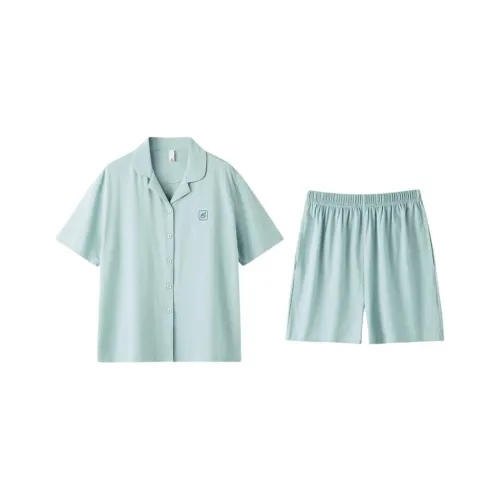 ZAO FU NIAO Pajama Set Women's Sunny Mountain Blue
