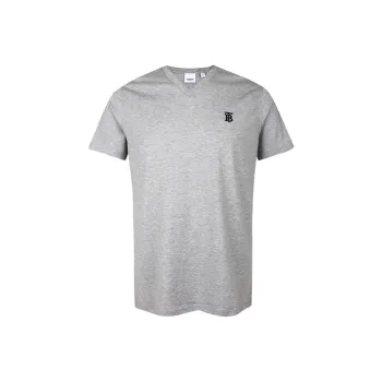Burberry T Shirt Men's Light Gray