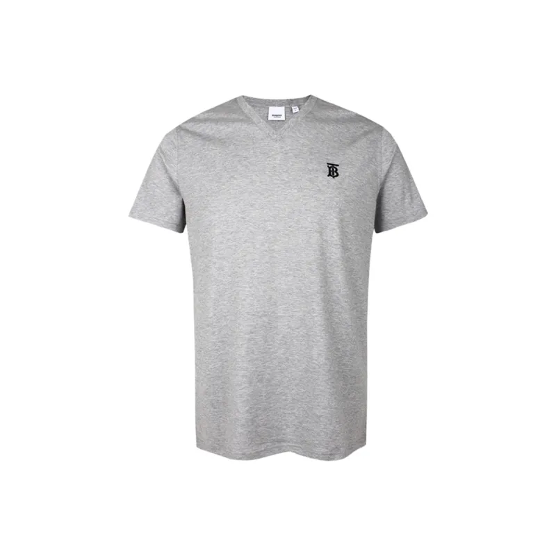 Burberry T Shirt Men's Light Gray-0