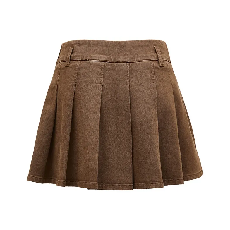 ONLY Denim Short Skirts Women's H6Z Caramel-1