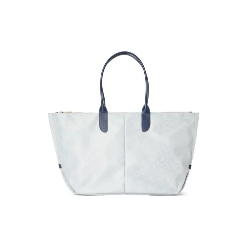 Ecco Waterproof Jacquard Fabric Tote Bag Shopping Bag Shoulder Bags Regular Women's Concrete Gray