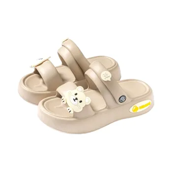 Le Drag Slippers Beige/Sand/White